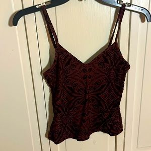 Blackmilk velvet tank top S